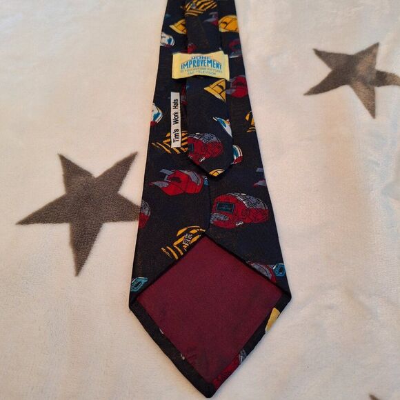 Vintage Home Improvement‎ Tool Time Mens Neck Tie Tim’s Work Hats Novelty - Picture 3 of 9